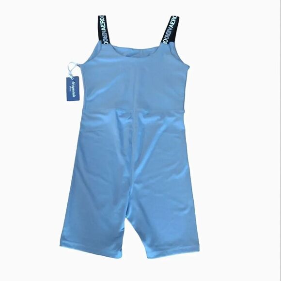Aeropostale Sport Logo One Piece Biker Shorts Romper Medium NWT - Picture 9 of 11